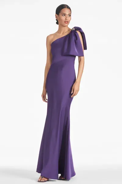 Sachin & Babi Aubrey Gown In Amethyst