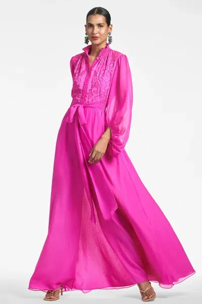 Sachin & Babi Beatrix Gown In Fuchsia