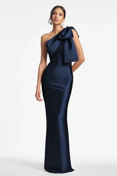 Sachin & Babi Bonnie Gown In Blue