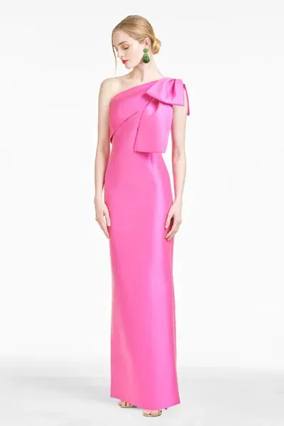 Sachin & Babi Bonnie Gown In Fuchsia