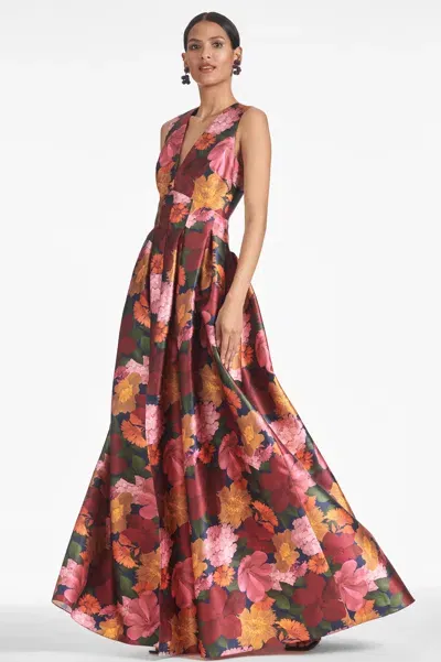 Sachin & Babi Brooke Gown In Brown