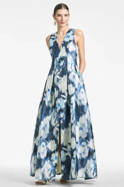 Sachin & Babi Brooke Gown In Blue