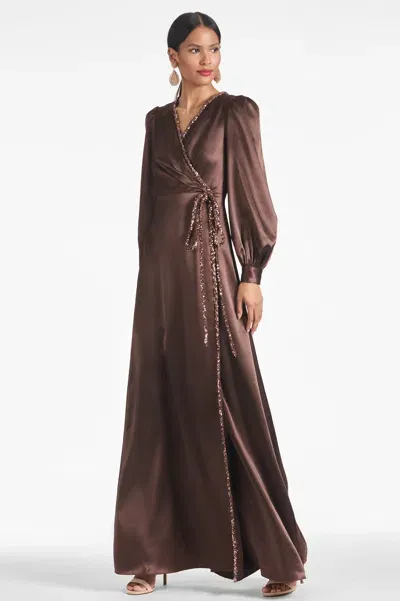 Sachin & Babi Dorthea Gown In Brown