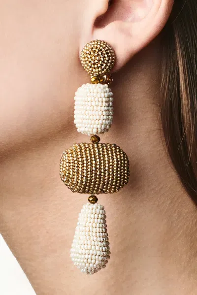 Sachin & Babi Josephine Earrings In Gold/ivory