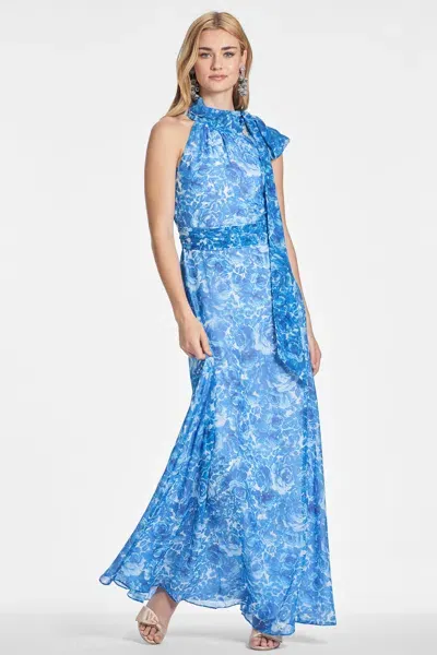 Sachin & Babi Kayla Gown In Blue