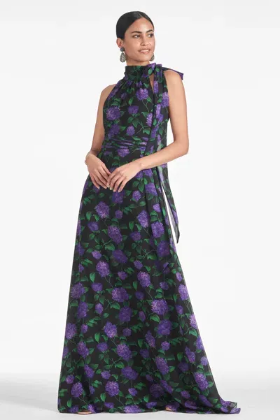 Sachin & Babi Kayla Gown In Violet Garden