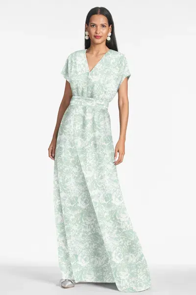 Sachin & Babi Leah Gown In Green