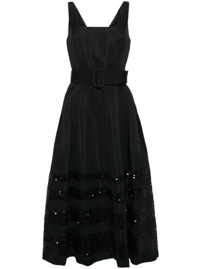 Sachin & Babi Mia Gown In Black