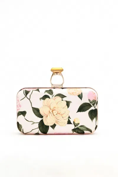 Sachin & Babi On The Rocks Clutch In Pink Lemonade Bouquet