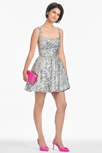 Sachin & Babi Quinn Dress In Metallic