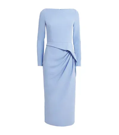 Safiyaa Craina Midi Dress In Blue