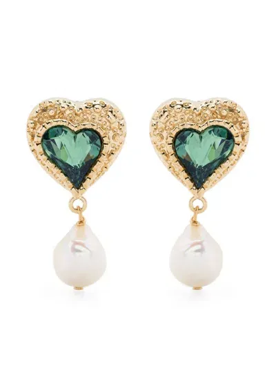 Safsafu Eden Love Clip-on Earrings In Gold