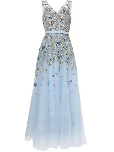 Saiid Kobeisy Bead-embellished Tulle Gown In Multi