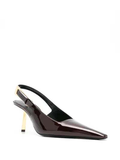 Saint Laurent 80mm Lee Pumps In Brown