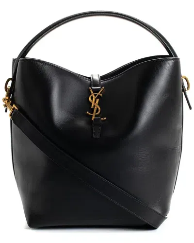 Saint Laurent Le 37 Bucket Bag In Black