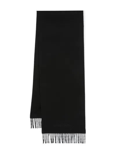 Saint Laurent Cashmere Fringed Scarf