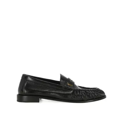 Saint Laurent Le Loafer Leather Loafers In Black