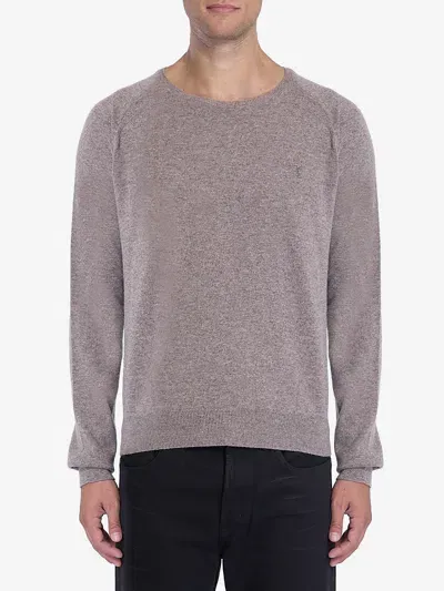 Saint Laurent Cassandre Pullover In Grey