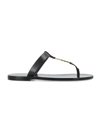 Saint Laurent Cassandre Slide In Black