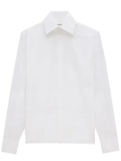 Saint Laurent Chemise Grand Clothing In White