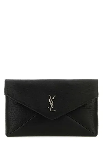 Saint Laurent Clutch In Black