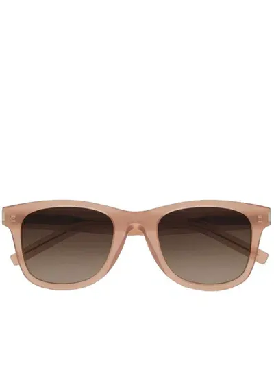 Saint Laurent Eyewear Bold 51 Accessories In Brown