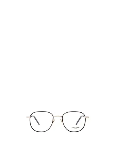 Saint Laurent Eyewear Eyeglasses In Gold