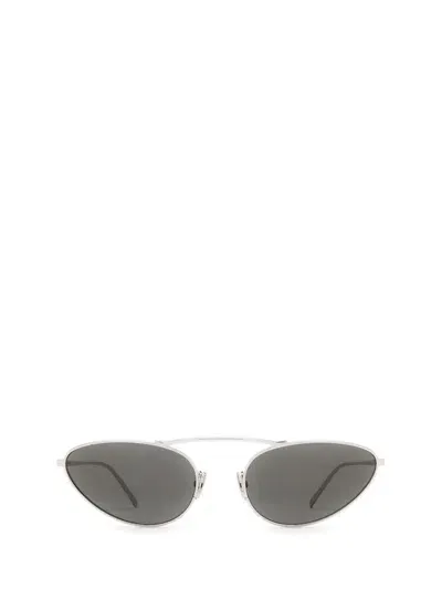 Saint Laurent Eyewear Sl538 Cat In Silver