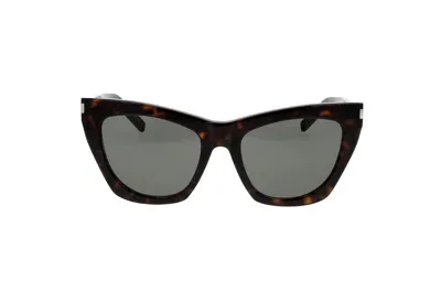 Saint Laurent Eyewear Kate Cat Eye Frame Sunglasses In Multi