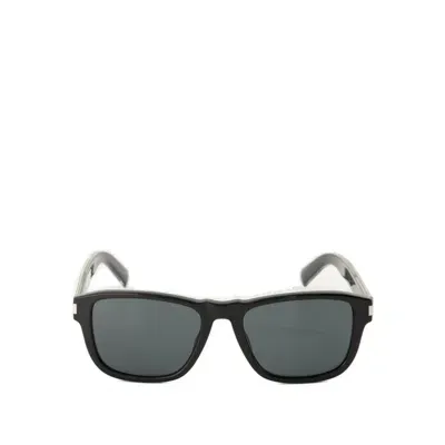 Saint Laurent Eyewear Rectangular Frame Sunglasses In Black