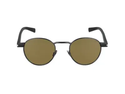 Saint Laurent Eyewear Round Frame Sunglasses In Multi