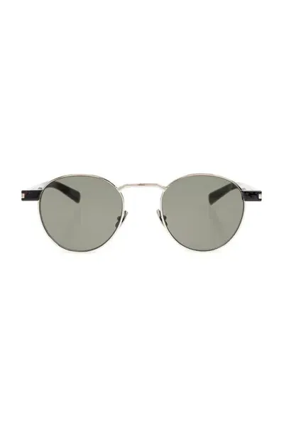 Saint Laurent Eyewear Sl 707 Round Frame Sunglasses In Silver