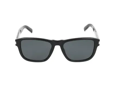 Saint Laurent Eyewear Square Frame Sunglasses In Black