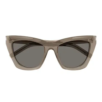 Saint Laurent Eyewear Sunglasses In Brown