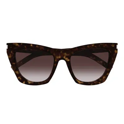 Saint Laurent Eyewear Sunglasses In Brown