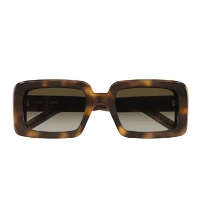 Saint Laurent Eyewear Sunglasses In Havana