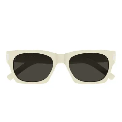 Saint Laurent Eyewear Sunglasses In Ivory