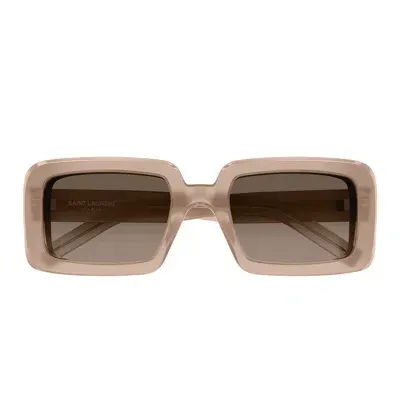 Saint Laurent Eyewear Sunglasses In Orange