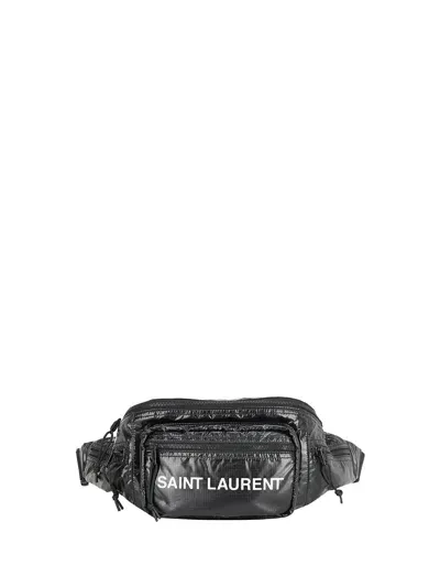 Saint Laurent Shoulder Bags In Nero/argento/ne/arg