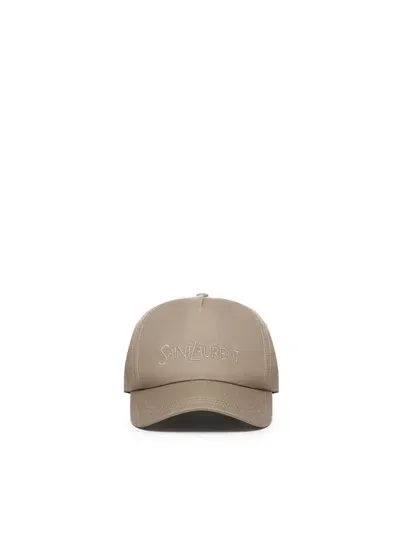 Saint Laurent Man Hat Man Beige Hats