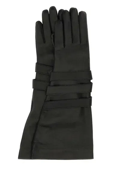 Saint Laurent Gloves In Black