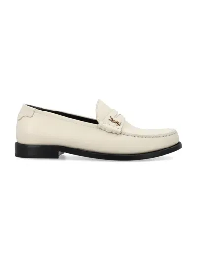 Saint Laurent Le Loafer 15 In Pearl