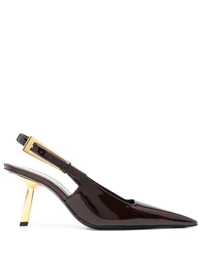 Saint Laurent Rudolph Pump 75mm In Brown