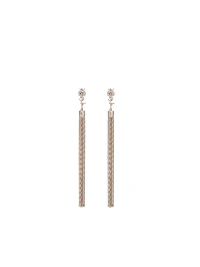 Saint Laurent 'loulou' Earrings In Gold