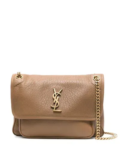 Saint Laurent Medium Niki  Bags In Nude & Neutrals