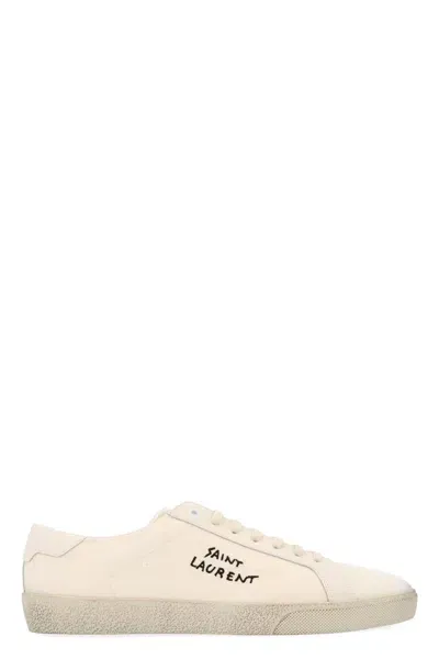 Saint Laurent Court Classic Sneakers In White