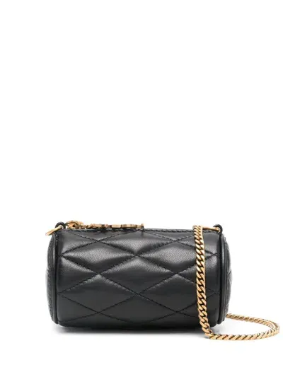 Saint Laurent Micro Sade Tube Bag In Black