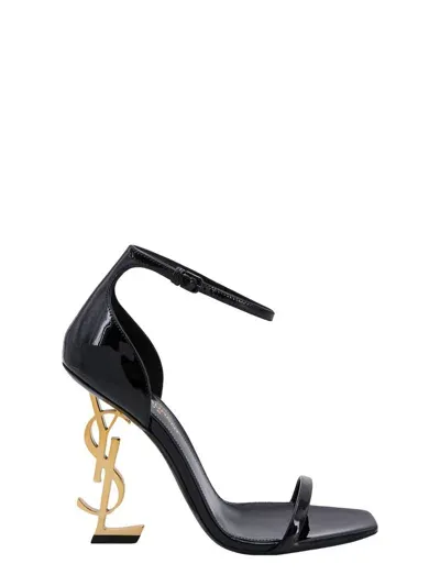 Saint Laurent Opyum Sandals In Black