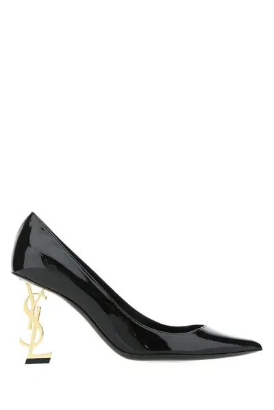 Saint Laurent Opyum Pointed Toe Pumps In Black