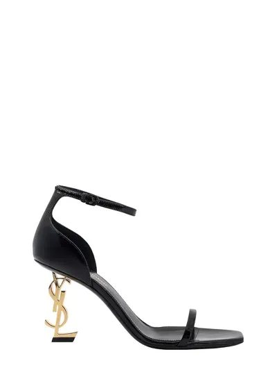 Saint Laurent Opyum Sandals In Black